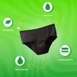 Lemme Be Period Panties - For Women, Large, Black, Reusable, Holds Upto 120  ml Capacity, Leak Proof, 1 pc