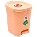 Buy Lapaz Pedal Dustbin - Plastic, Lightweight, Medium, Cream Online at ...