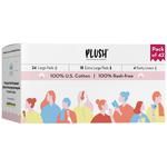 Buy Plush 100% Pure US Cotton Ultra-Thin Rash Free Natural Sanitary Pads  Online at Best Price of Rs 748.2 - bigbasket