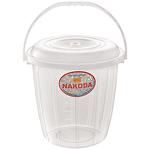 Buy Nakoda Modern Heavy Duty Square Storage & Carry Bucket - With Lid,  Transparent Online at Best Price of Rs 649 - bigbasket