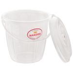 Buy Nakoda Modern Heavy Duty Square Storage & Carry Bucket - With Lid,  Transparent Online at Best Price of Rs 649 - bigbasket