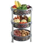 Buy Nakoda Prestige Multipurpose Kitchen Storage Rack - Big III, Assorted  Colour, Length 430, Width 315, Height 583 mm Online at Best Price of Rs 559  - bigbasket