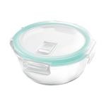 Buy Treo Hi Borosilicate Clip Fresh Round Container - Transparent, Air ...