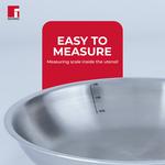 Buy Bergner Tripro Triply Stainless-Steel Fry Pan, 24 cm, Induction