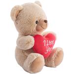 Buy Dimpy Stuff Teddy Bear With Heart - Beige, I Love You Quote Online ...