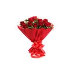 Buy Guldasta Point Flower Bouquet - Red Stand For Love Online at Best ...