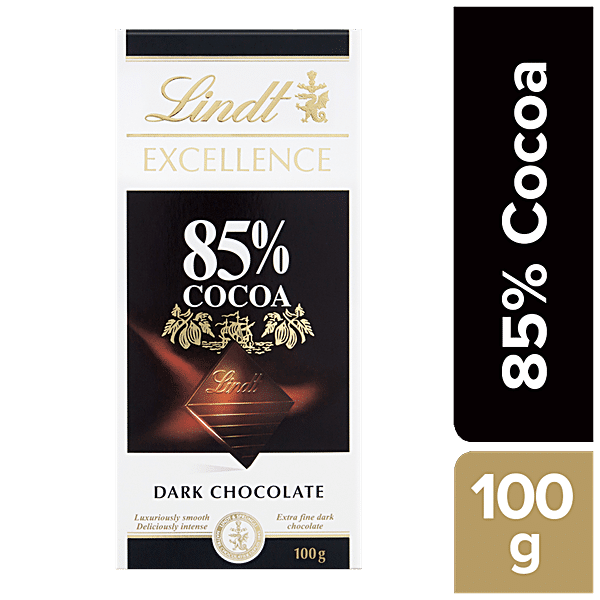 Buy Lindt Chocolate Excellence 85 Cocoa Dark 100 Gm Pouch Online At The Best Price Of Rs 450 5466