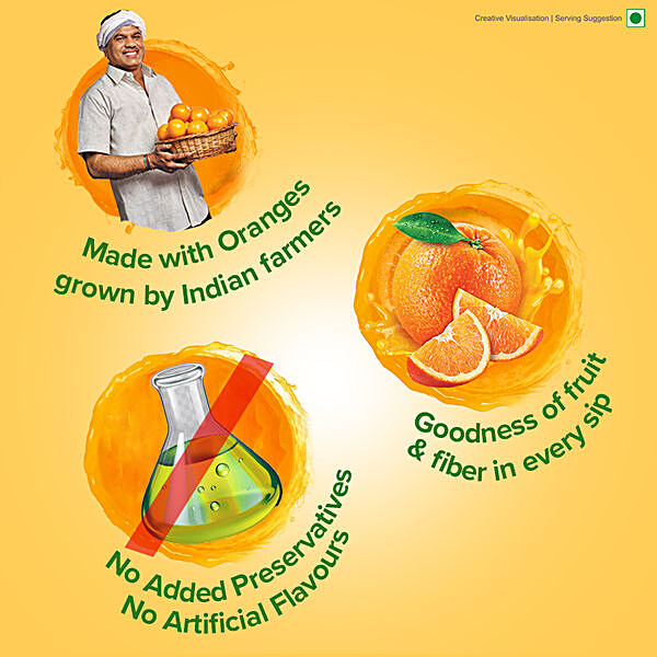 Buy B Natural Juice Orange Oomph 1 L Carton Online At Best Price of Rs 126  - bigbasket