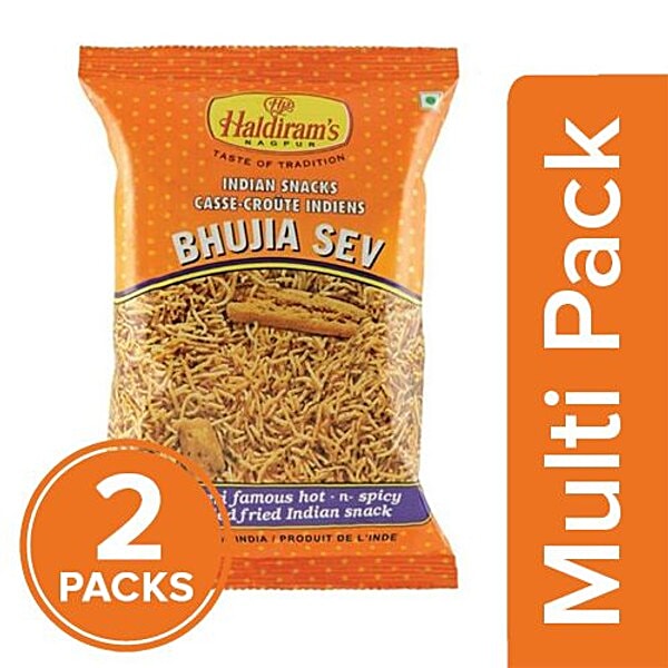 Buy Haldirams Namkeen Bhujia Sev X Gm Multipack Online At Best Price Of Rs Bigbasket