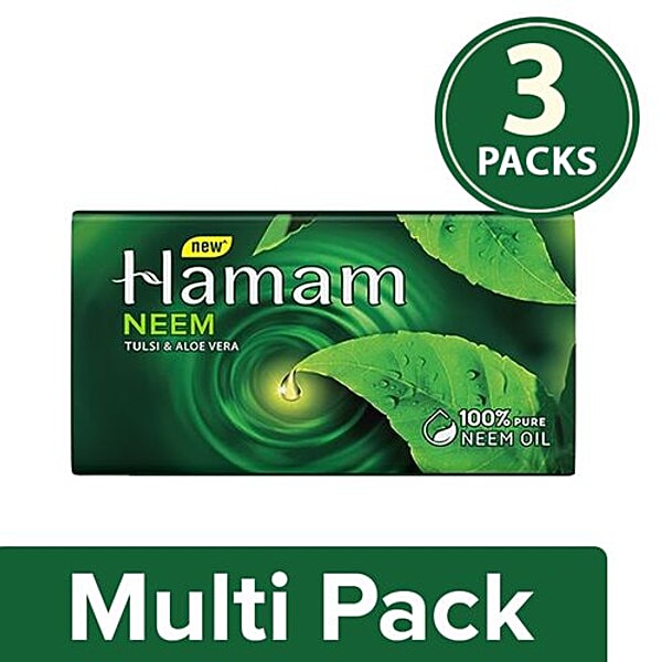 Buy Hamam Soap Bar Neem Tulsi And Aloevera Online At Best Price Of Rs 201 Bigbasket