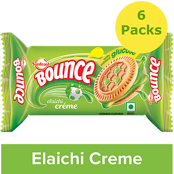 Buy Sunfeast Bounce biscuits - Elaichi Creme Cookies Online at Best Price  of Rs 28.8 - bigbasket