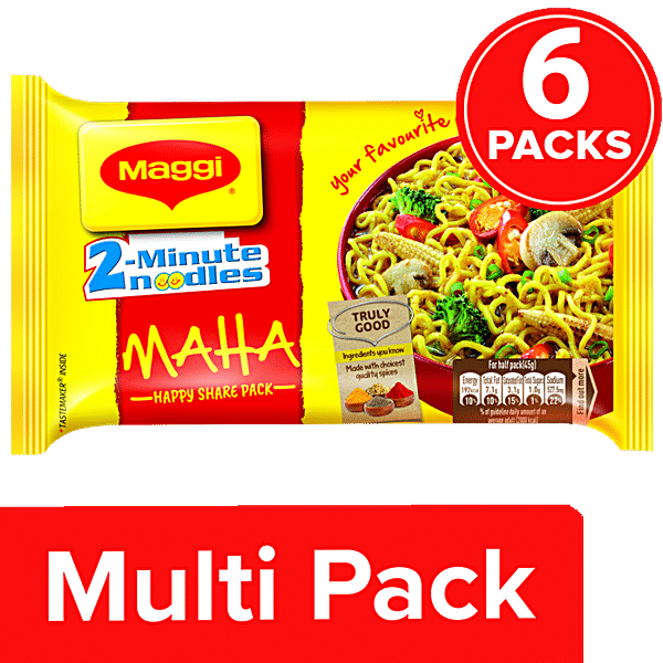 Buy Maggi Maha 2 Minute Masala Noodles Happy Share Pack 90g Pack Of