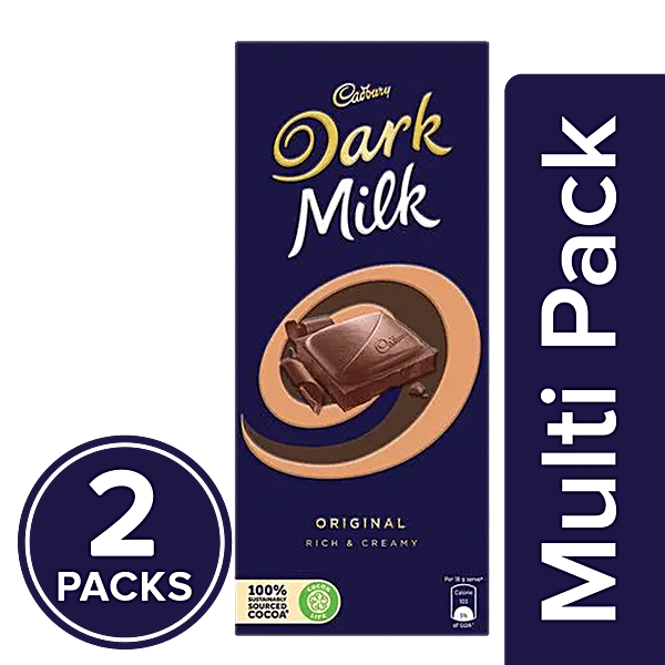 Buy Cadbury Dark Milk Chocolate Bar 156 G Pack Of 2 Online At Best Price Of Rs 398 Bigbasket