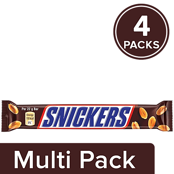 Buy Snickers Peanut Filled Chocolate Bar Online At Best Price Of Rs 80 ...