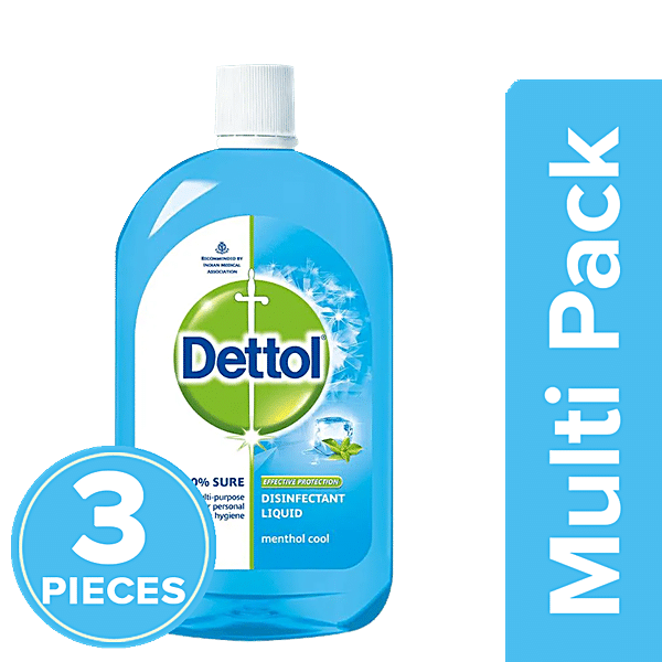 Buy Dettol Liquid Disinfectant For Multi Purpose Germ Protection Menthol Cool Online At Best 0214