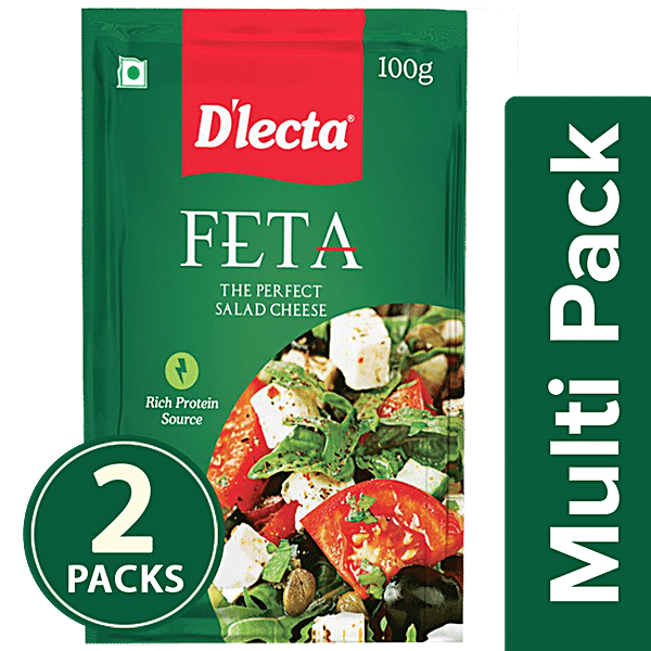 Buy D'lecta Natural Feta Cheese Block Online at Best Price of Rs 204