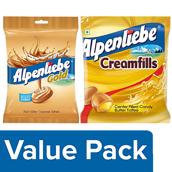 Buy Alpenliebe Gold Caramel Candy Pouch Alpenliebe Creamfills Butter Toffee Pouch Online At