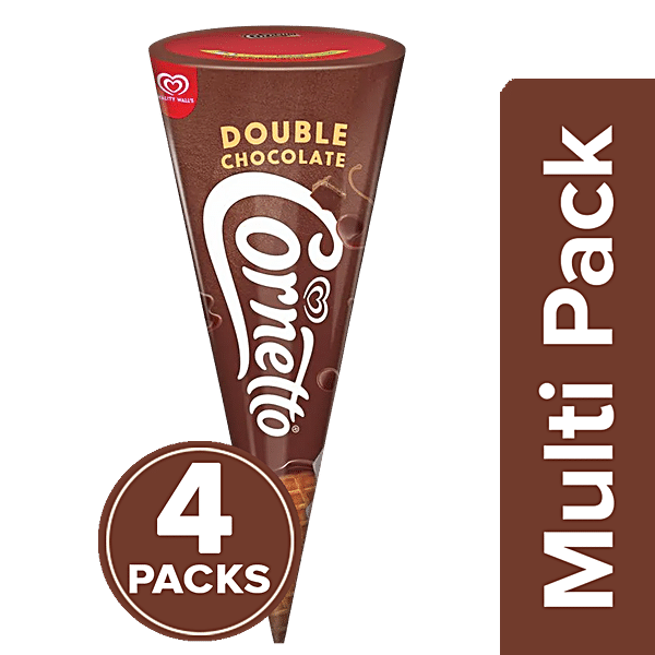 Buy Kwality Walls Double Chocolate Cornetto Frozen Dessert Online At Best Price Of Rs 152 