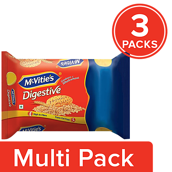 Buy Mcvities Digestive High Fibre Biscuits With Goodness Of Wholewheat