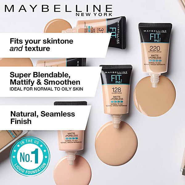 MAYBELLINE NEW YORK Fit Me Foundation 220 combo kit Price in India - Buy  MAYBELLINE NEW YORK Fit Me Foundation 220 combo kit online at