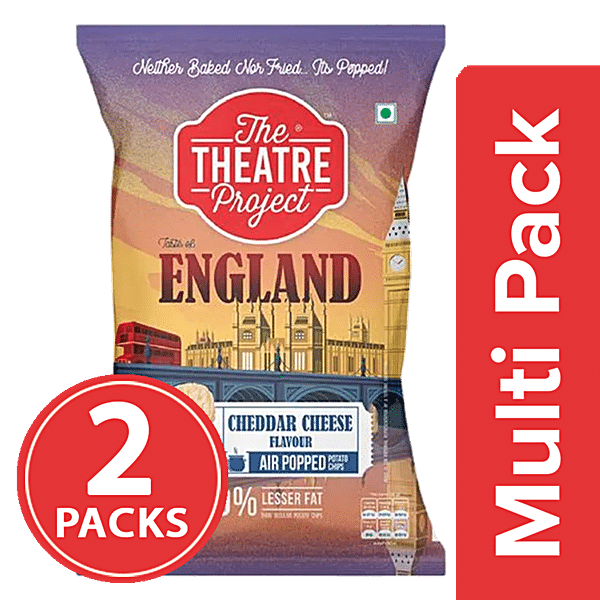 Buy The Theatre Project Air Popped Potato Chips - England Cheddar ...