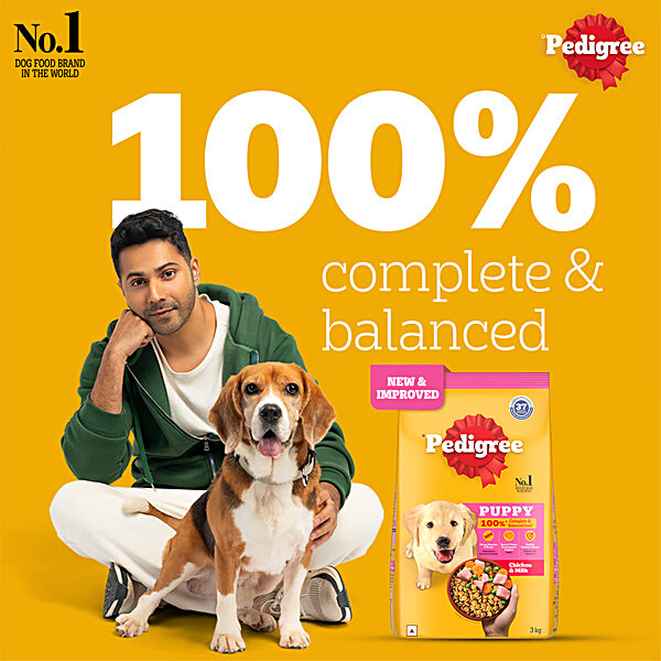 Buy Pedigree Daily Food For Puppy Chicken And Milk 3 Kg Online At