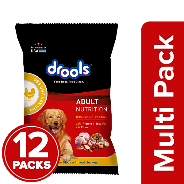 Buy Drools Dry Pet Food - Chicken & Egg, For Adult Dogs Online at Best ...