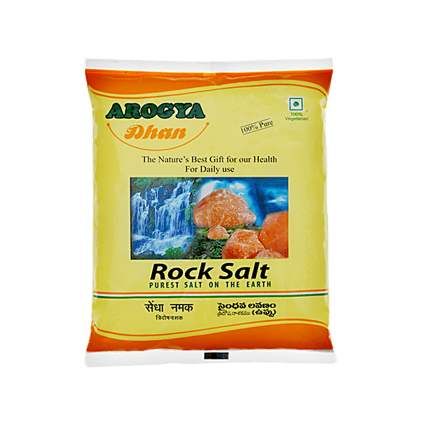 Buy Arogya Dhan Rock Salt 1 Kg Pouch Online At Best Price Of Rs 90