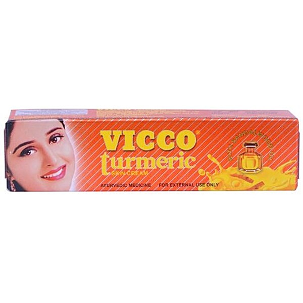 Buy Vicco Skin Cream Turmeric Ayurvedic Medicine 15 Gm Tube Online at ...