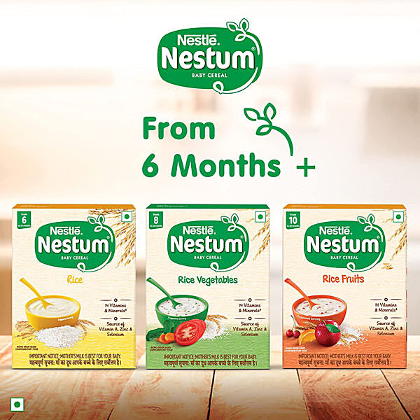 Nestle Nestum Infant Cereal (Wheat and Milk, Pack of 1)