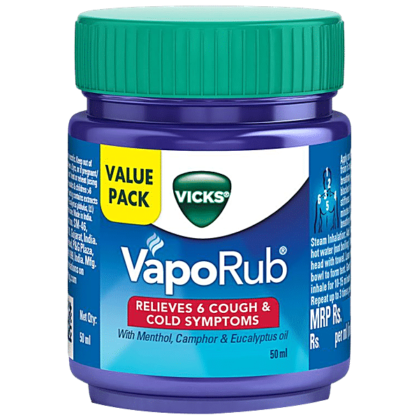 Buy Vicks Vaporub - Super Saver Pack 50 Ml Bottle Online At Best Price ...