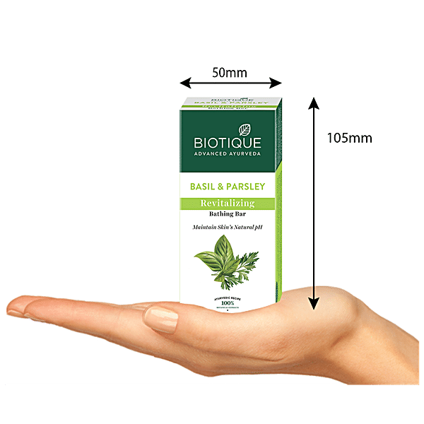 Buy Biotique Soap Bio Basil Parsley 75 Gm Online at the Best Price