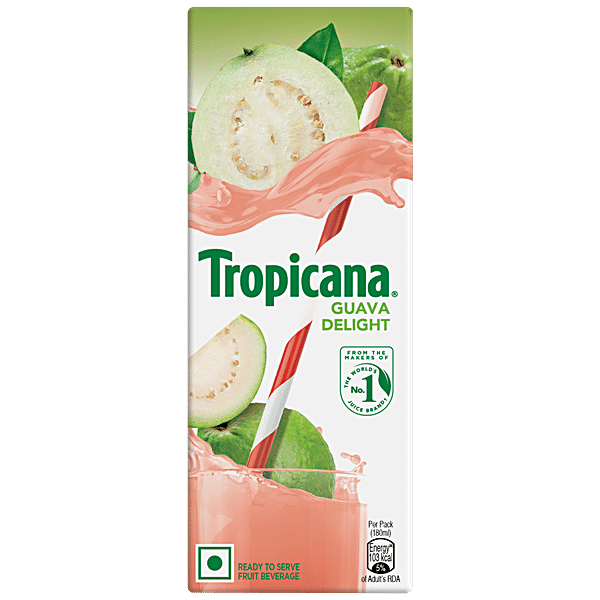 Buy Tropicana Fruit Juice Delight Guava 200 Ml Tetra Online At Best