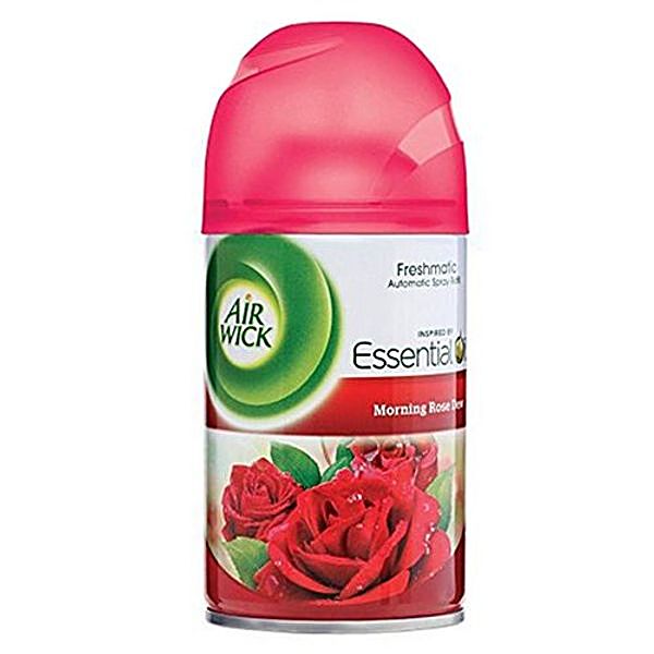 Air Wick Freshmatic Refill Automatic Spray, Morning Rose Dew - 6 ct, Fresh  Spring Scent, Essential Oils, Air Freshener, Odor Neutralization, Packaging