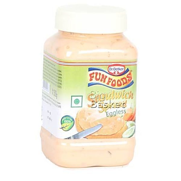 Buy Funfoods Sandwich Spread Eggless 300 Gm Jar Online At The Best Price Of Rs Null Bigbasket