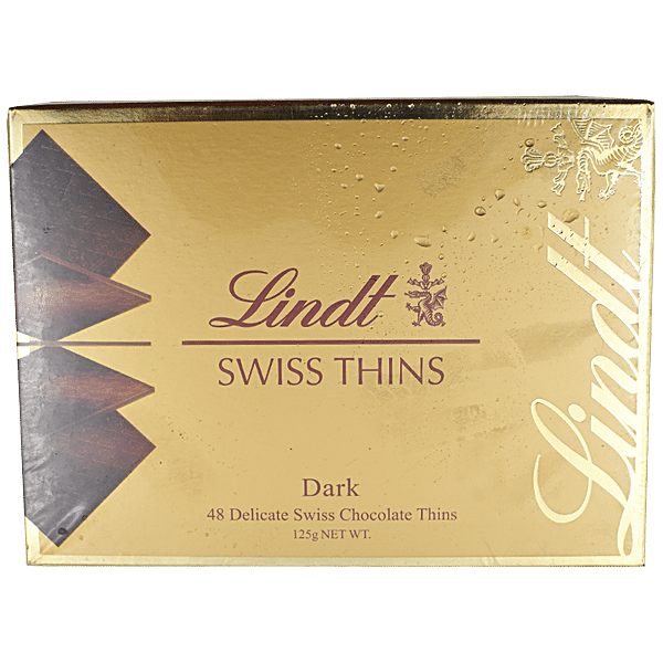 Buy Lindt Chocolate Swiss Thins Dark 125 Gm Online At The Best Price Of Rs 699 Bigbasket 7904