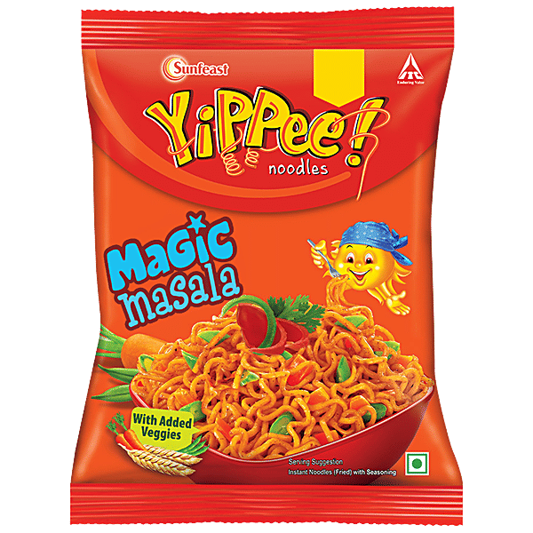 Buy Sunfeast Yippee Noodles Magic Masala 70 Gm Pouch Online At Best