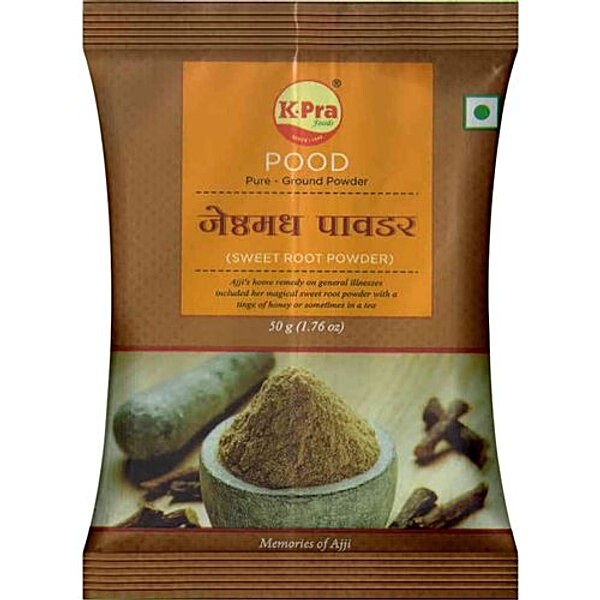 Buy K Pra Powder Jyeshtha Madh 50 Gm Pouch Online at the Best Price of ...