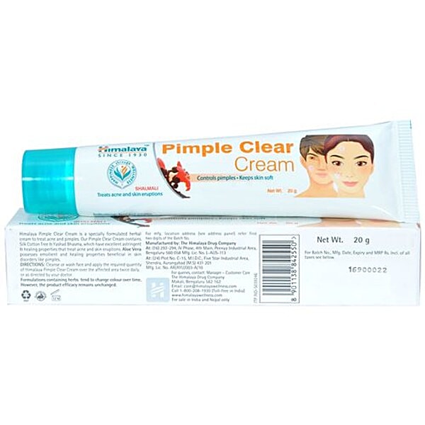 Buy Himalaya Cream Acne N Pimple 20 Gm Online At Best Price of Rs 45 ...