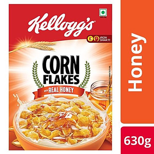 Buy Kelloggs Corn Flakes - Honey Crunch 630 gm Carton Online at Best Price.  of Rs 301.5 - bigbasket