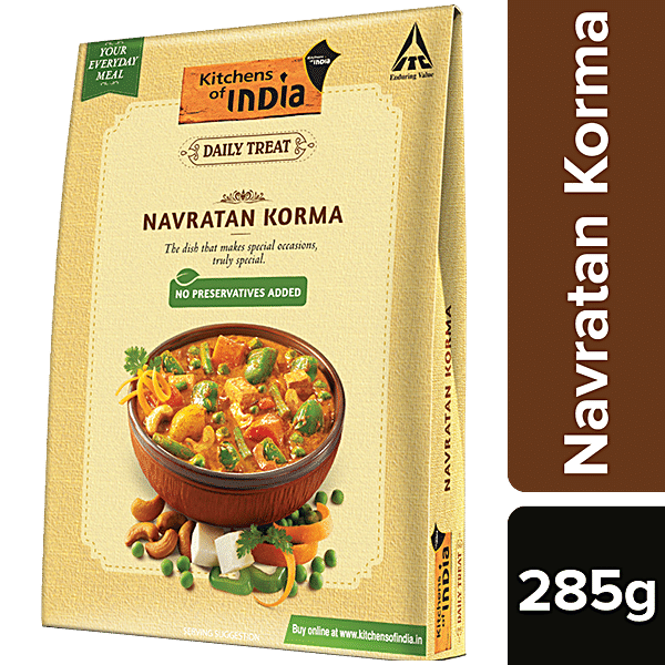 Buy Aashirvaad Ready Meals Navratan Korma 285 Gm Carton Online At Best ...