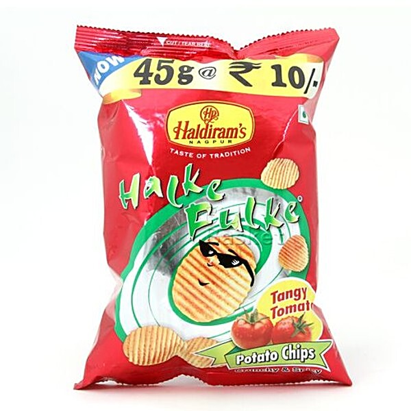 Buy Haldirams Halke Fulke Tangy Tomato Potato Chips Crunchy And Spicy