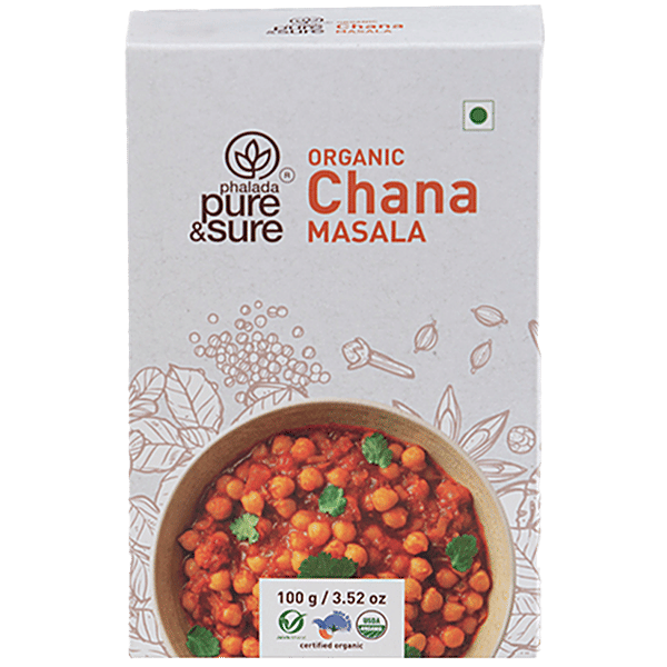 Buy Phalada Pure Sure Organic Chana Masala 100 Gm Pouch Online At Best