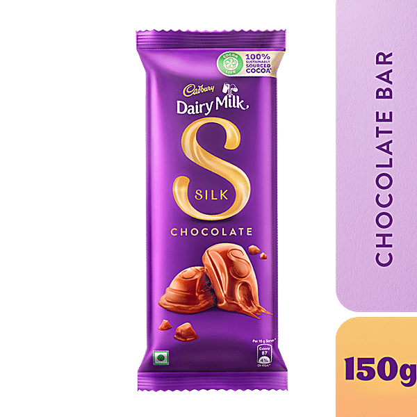 Buy Cadbury Dairy Milk Silk Chocolate Bar 150 Gm Online At Best Price ...