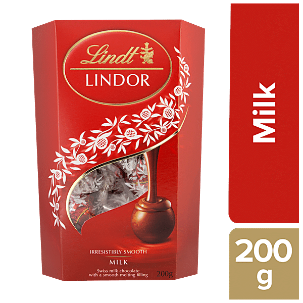 Buy Lindt Chocolate Lindor Milk 200 Gm Online At Best Price Of Rs 800 Bigbasket 8350