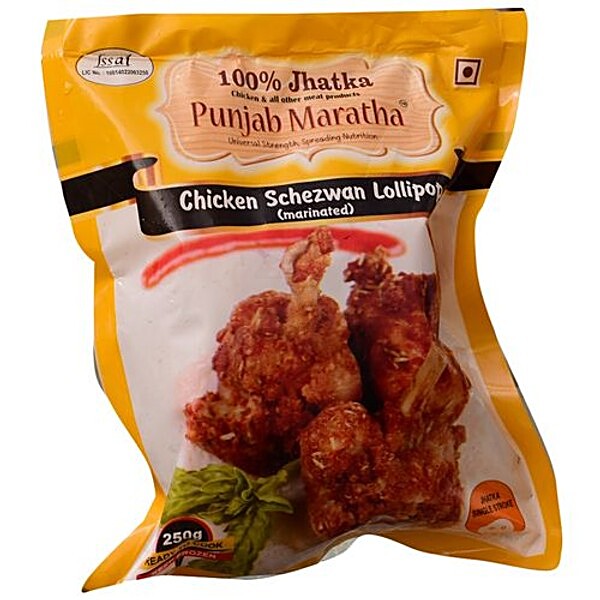 Buy Punjab Maratha Chicken Schezwan Lollypop 250 Gm Online at the Best ...