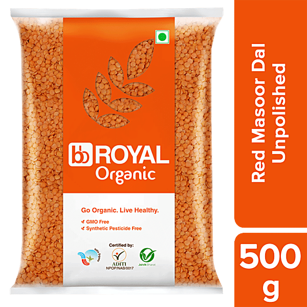 Buy Bb Royal Organic Red Masoor Dal Gm Online At Best Price Of Rs