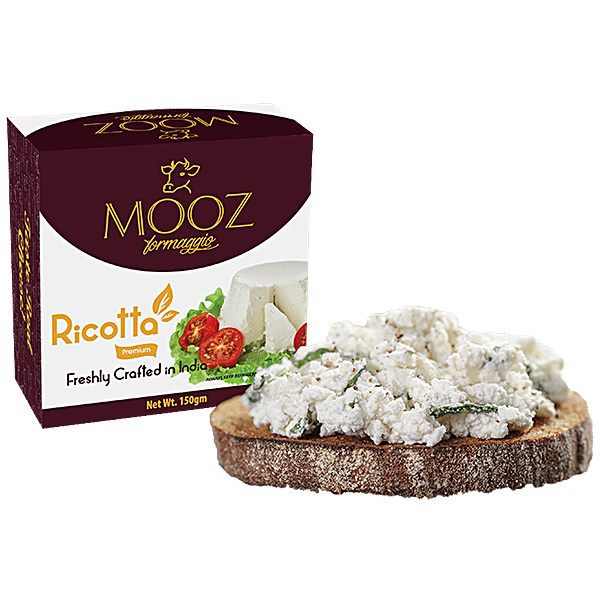 Buy Mooz Cheese Ricotta 150 Gm Online At Best Price of Rs 200 bigbasket