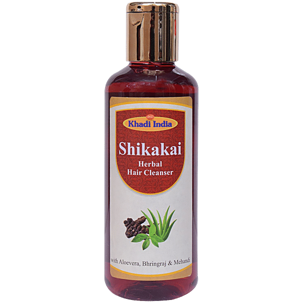 Buy Khadi Manav Herbal Hair Cleanser Shikakai With Bhringraj Aloevera 210 Ml Online At The Best 9192