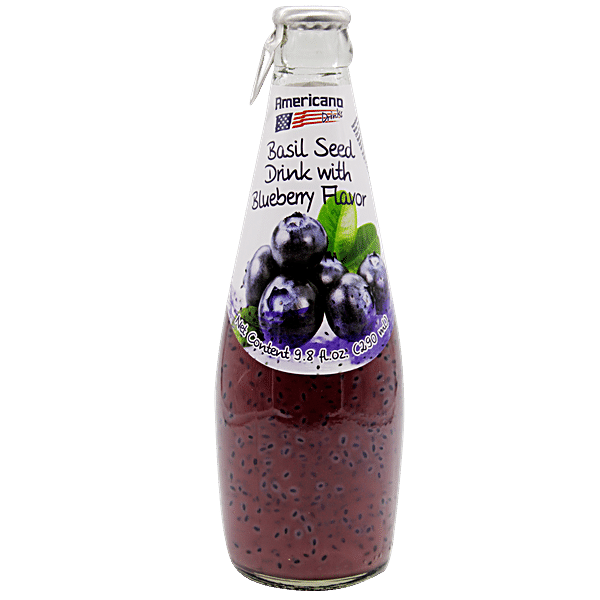 Buy Americana Basil Seed Drinks Blueberry 290 Ml Online At Best